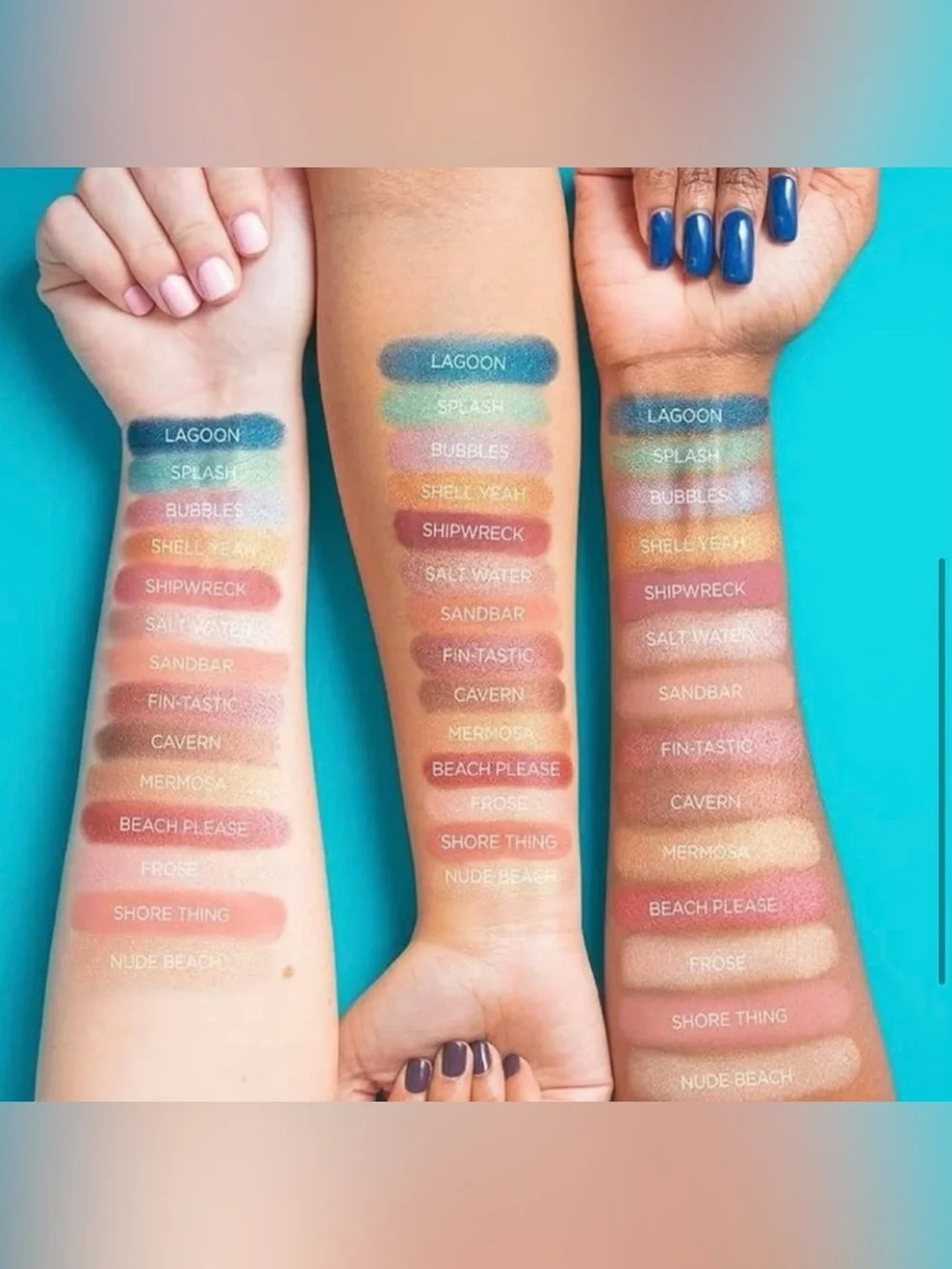 NIB Tarte Be A Mermaid and Make Waves Eyeshadow Palette